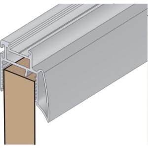 Profil svislý úchytový S11N 2,7m + Profil svislý krycí 2,7m, stříbrný elox