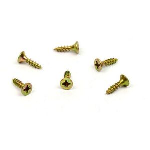 Vrut do dřeva, zápustná hlava, PZ 4,0 x 16, zinek žlutý