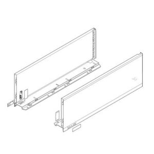 Blum LEGRABOX - sada bočnic, 500 mm, polární stříbrná, výška C