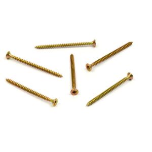 Vrut do dřeva, zápustná hlava, PZ 3,0 x 40, zinek žlutý