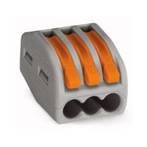 WAGO svorka 3x2,5 šedá