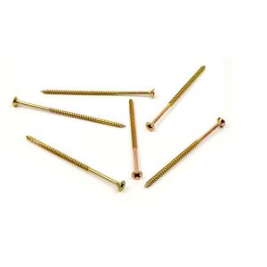 Vrut do dřeva, zápustná hlava, PZ 5,0 x 80/50, zinek žlutý