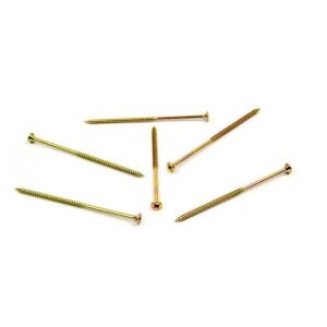 Vrut do dřeva, zápustná hlava, PZ 5,0 x 120/70, zinek žlutý