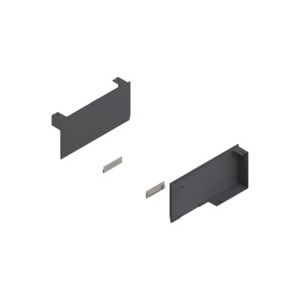 Výklop AVENTOS HK top, Sada krytek, pravá+levá, tm. šedé