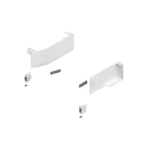 SERVO-DRIVE -Výklop AVENTOS HK top, Sada krytek  (včetně Vypínač pro spouštěč k zavrtání, v balení), pravá+levá, bílá