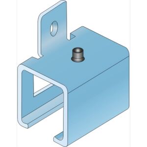 Stěnová příchytka pro hliníkovou lištu S40/S80