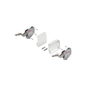 Výklop AVENTOS HK-S Blumotion s krytkou, Zdvihač E silný, bílá