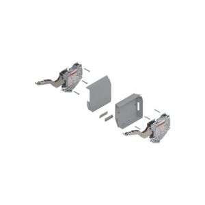 Výklop AVENTOS HK-S Blumotion s krytkou, Zdvihač E silný, šedá