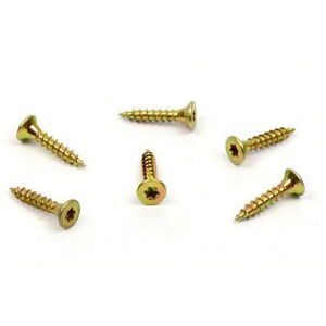 Vrut do dřeva, zápustná hlava, TORX 3,0 x 25, zinek žlutý
