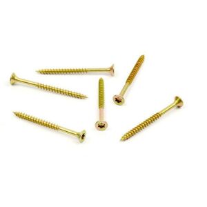 Vrut do dřeva, zápustná hlava, TORX 3,5 x 45/30, zinek žlutý