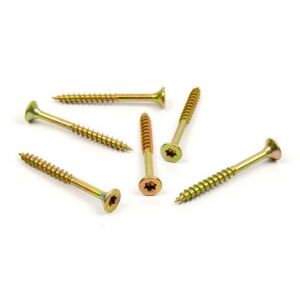 Vrut do dřeva, zápustná hlava, TORX 4,0 x 40/24, zinek žlutý