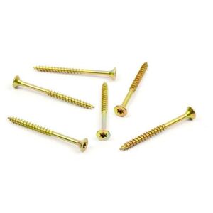Vrut do dřeva, zápustná hlava, TORX 4,0 x 50/30, zinek žlutý