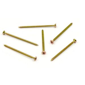 Vrut do dřeva, zápustná hlava, TORX 4,0 x 80, zinek žlutý