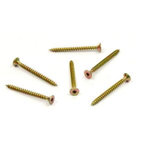 Vrut do dřeva, zápustná hlava, TORX 4,5 x 80, zinek žlutý