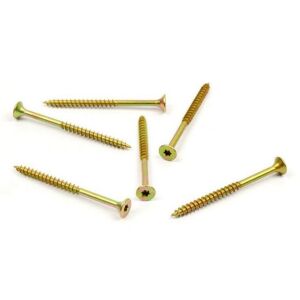 Vrut do dřeva, zápustná hlva, TORX 4,5 x 80/50, zinek žlutý