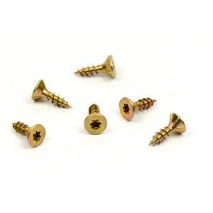 Vrut do dřeva, zápustná hlava, TORX 5,0 x 12, zinek žkutý