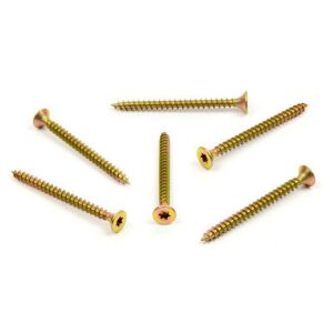 Vrut do dřeva, zápustná hlava, TORX 5,0 x 70, zinek žlutý