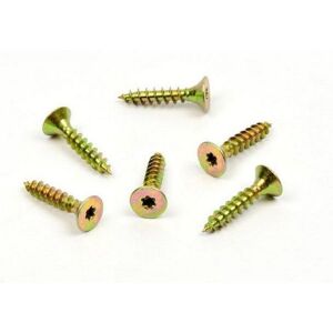Vrut do dřeva, zápustná hlava, TORX 6,0 x 20, zinek žlutý