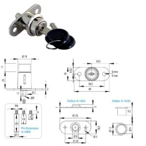 Zámek bajonetový Siso 1003