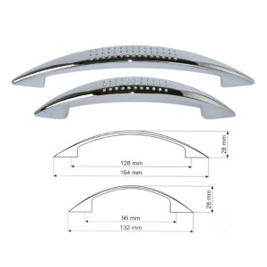 Úchytka Jamo chrom 96mm
