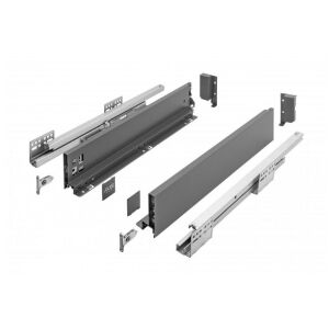 Výsuv AXISPRO 500 mm antracit – nízká H84