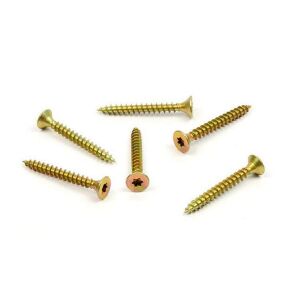 Vrut do dřeva, zápustná hlava, TORX 6,0 x 50, zinek žlutý