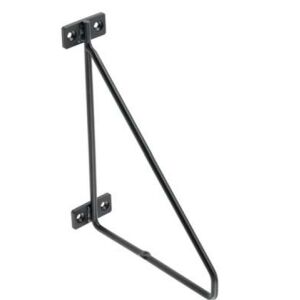 Držák police BAR, 21x17 cm, černá matná