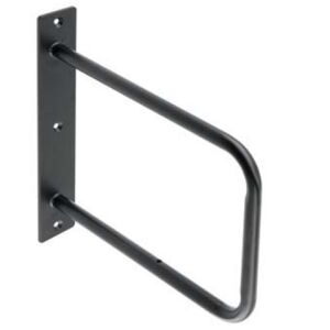 Držák police BELT, 16x23 cm, černá matná