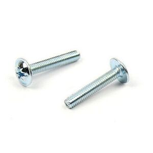 Šroub okrasný DIN 967, drážka PZ, rozměr M4 x 35, zinek bílý