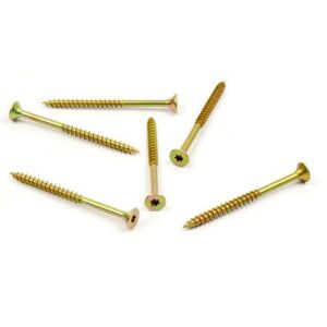 Vrut do dřeva, zápustná hlava, TORX 4,5 x 60/36, zinek žlutý