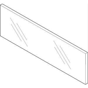 Blum LEGRABOX free - čelní zásuvný prvek ze skla, vysoký 138mm, 1200mm