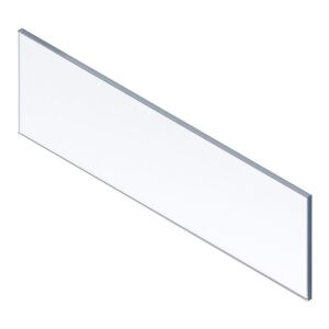 Merivobox přední vysoké sklo 8x142,5x600mm E (192/209mm), čiré