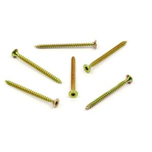 Vrut do dřeva, zápustná hlava, TORX 4,0 x 55, zinek žlutý