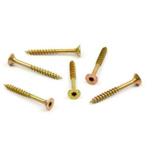 Vrut do dřeva, zápustná hlava, TORX 4,5 x 45/30, zinek žlutý