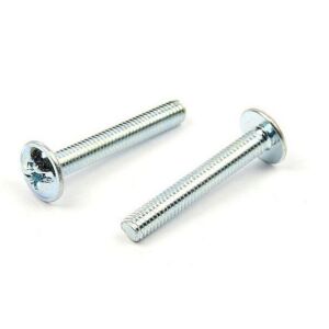 Šroub okrasný DIN 967, drážka PZ, rozměr M6 x 30, zinek bílý