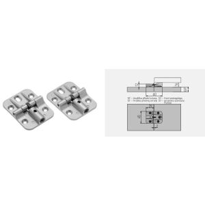 Závěs pro skládané dveře křídlový, šedý