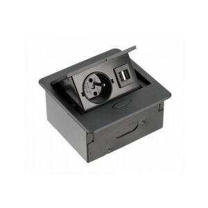 Zásuvka - vestavná Avaro černá