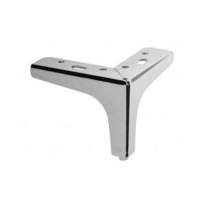 Noha nábytková rohová 100 chrom