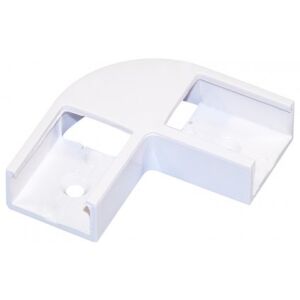 LED rohová spojka 90° profilu LINE8 k přisazení, bílá