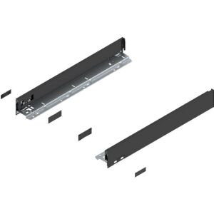 Blum LEGRABOX - sada bočnic, 400 mm, Karbonově černá, výška N