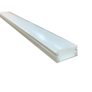 LED profil LINE8 - k přisazení, 3m, bílý + mléčný difuzor, šířka led. 12 mm