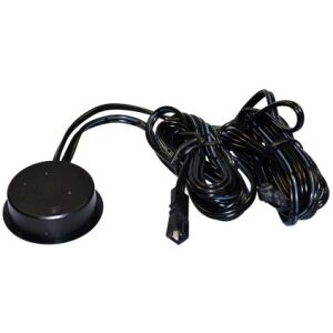 LED skrytý stmívač k zafrézování, 12-24V, černý