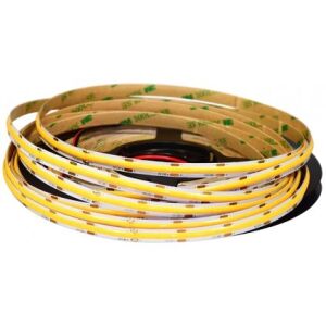 LED páska COB, 14 W/m, teplá bílá, 10mm, 12V
