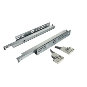 Skrytý celovýsuv, s tlumením, 25 kg, 500 mm, 2D příchyty