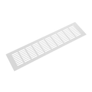 Hliníková větrací mřížka, 100x400 mm, eloxovaný hliník