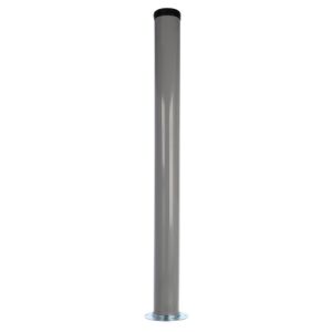 Stolová noha s kruhovým adaptérem,D60/H710 mm, šedá