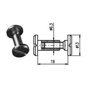 Spojovací šroub M4x19 mm, zinek