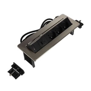 Zásuvka výklopná ED15, 3× + USB A + USB C