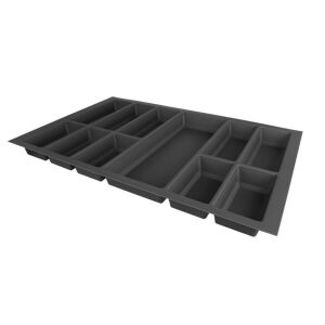 Příborník do zásuvky 80 (722x474 mm), Globe softTouch, šedá