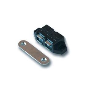 Magnet nábytkový hranatý, černý